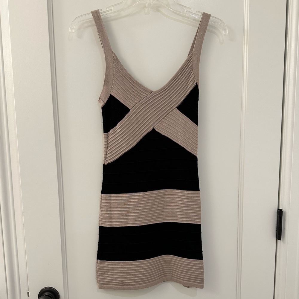 Black bandage dress